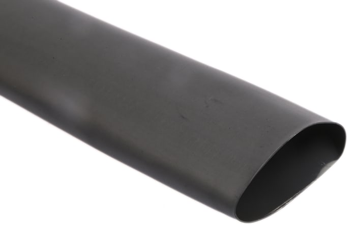 TE Connectivity Adhesive Lined Heat Shrink Tubing, Black 39mm Sleeve Dia. x 1.2m Length 3:1 Ratio, CGAT Series