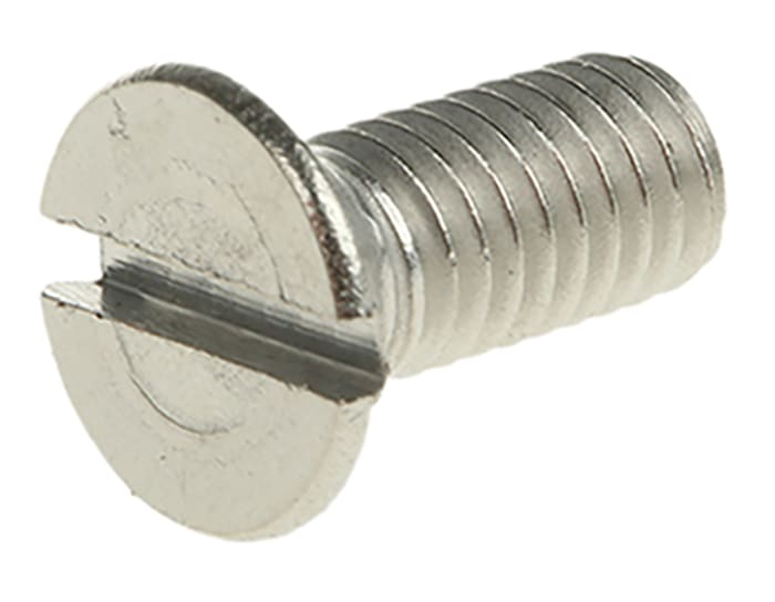  Vis à tête Fraisée  fendue, Acier inoxydable, M5, 12.0mm