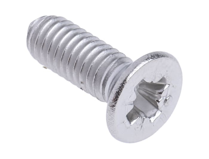  Vis à tête Fraisée Pozi, Acier inoxydable, M4, 12.0mm