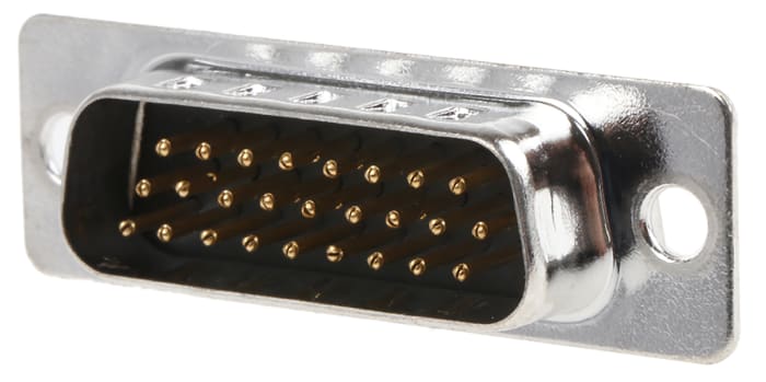 ITT Cannon ZD 26 Way PCB D-sub Connector Plug, 2.29mm Pitch