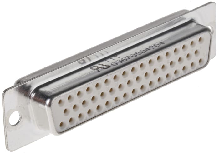 HARTING 50 Way Panel Mount D-sub Connector Socket, 2.77mm Pitch