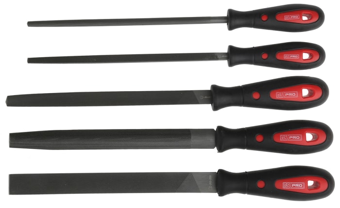 Jeu de limes d'atelier type Seconde coupe 200mm x 5