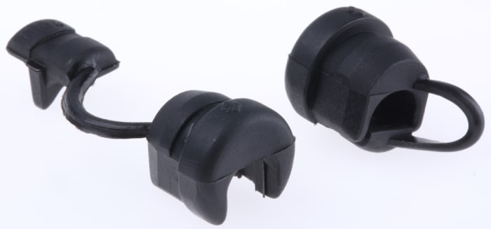 SES Sterling DM Black PA 6 13mm Cable Grommet for 5 → 6.5mm Cable Dia. 01310001010