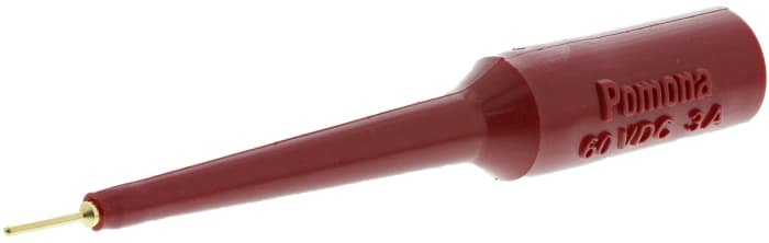 Fluke Red Test Connector Adapter With Brass contacts and Gold Plated