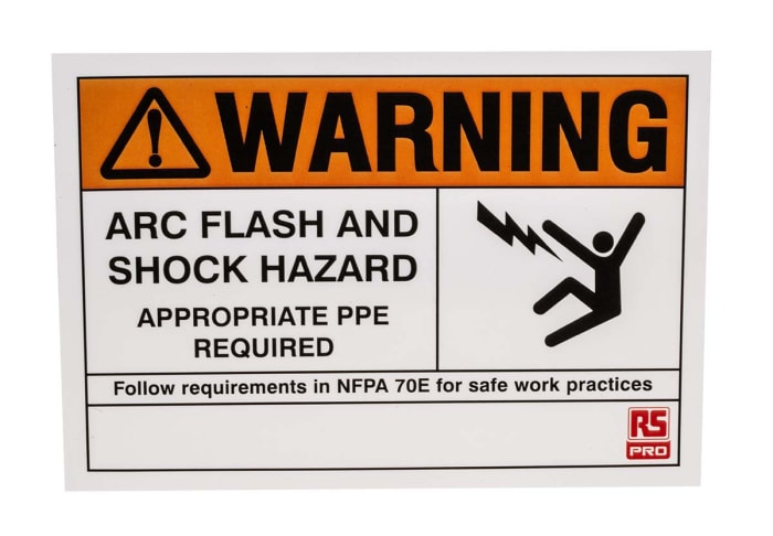 RS PRO | RS PRO Caution Sign Hazard Warning Sign (English) | 161-5875 | RS