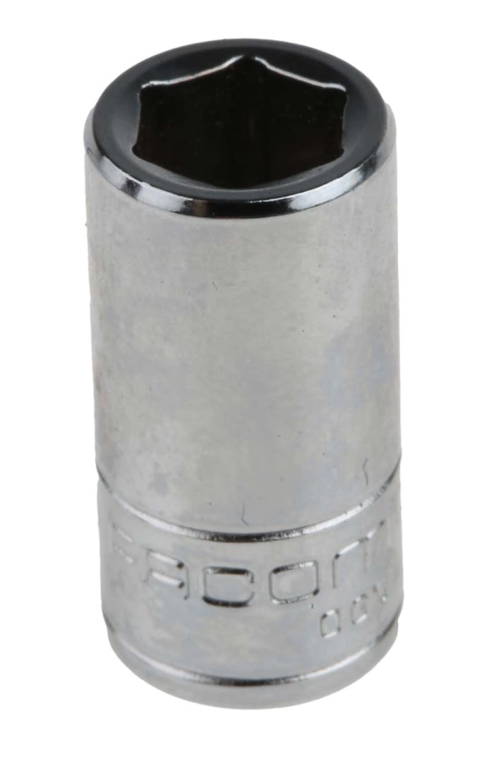 Facom 1/4 in Drive 7mm Hexagon, 22 mm Overall Length