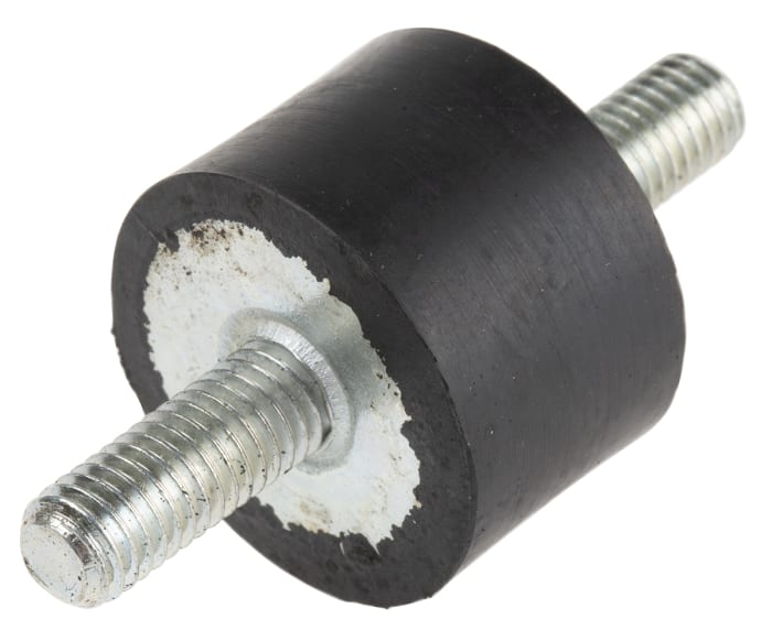 RS PRO | RS PRO M8 Anti Vibration Mount, Male to Male Bobbin with 59kg ...