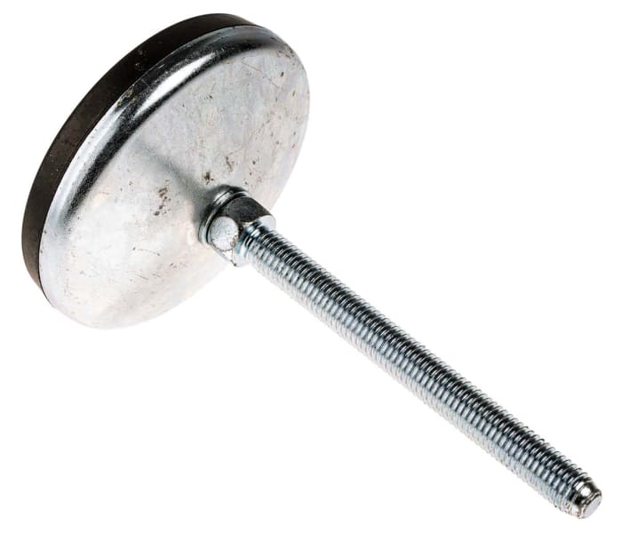 RS Pro Seviyelendirme Tabanı, Çap: 80mm, Toplam Yükseklik: 135mm, Yük Kapasitesi: 1000kg, M10