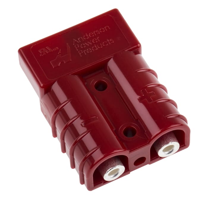 Connecteur de batterie Anderson Power Products, 50.0A, Mâle, Montage sur câble, 600 V