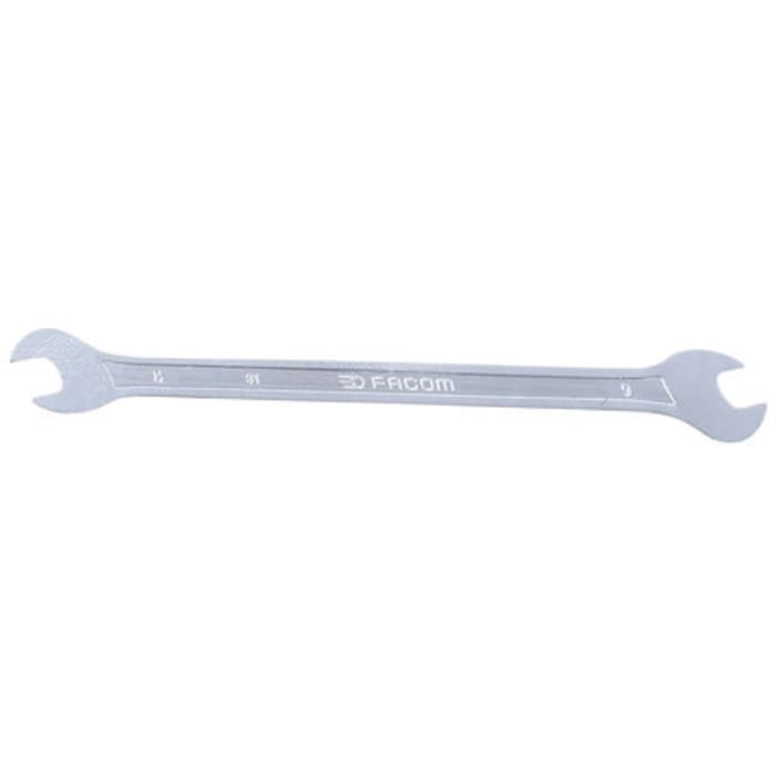 Facom Double Ended Open Spanner, 8mm, Metric, Double Ended, 175 mm Overall