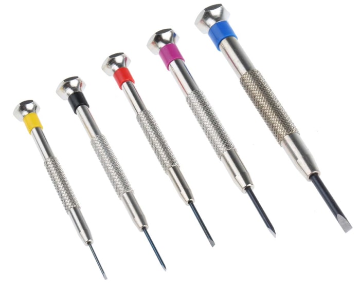 Facom Slotted Precision Screwdriver Set, 5-Piece