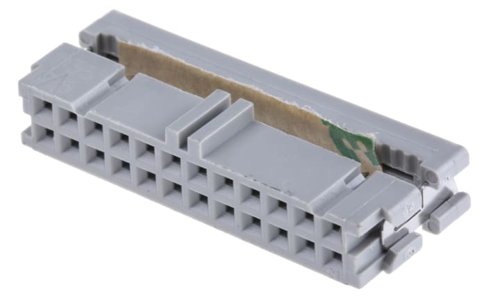 3M 24-Way IDC Connector Socket for Cable Mount, 2-Row