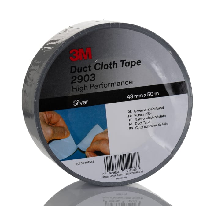 3M Scotch SUPREME 2903 Duct Tape, 50m x 48mm, Silver