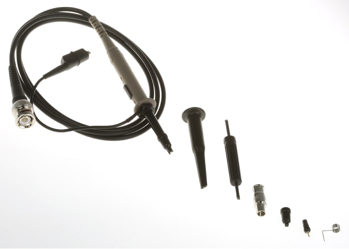 Sonde pour oscilloscope Pince, Passive, Tension Elditest, GE-2521, bande passante 250MHz, atténuation 10x, 1x