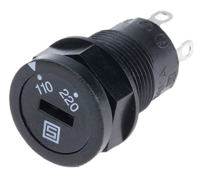 thumbnail interactive-video image 1 of SCHURTER 0033.4601 Rotary Voltage Selector Switch - 110V/220V PCB Mount - New Open Box 1 of 4