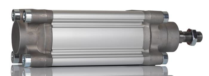 Cilindro neumático con vástago Norgren PRA/802063/M/160, PRA/802063/M/160 63 mm, Accionamiento doble Acción 160 mm PRA