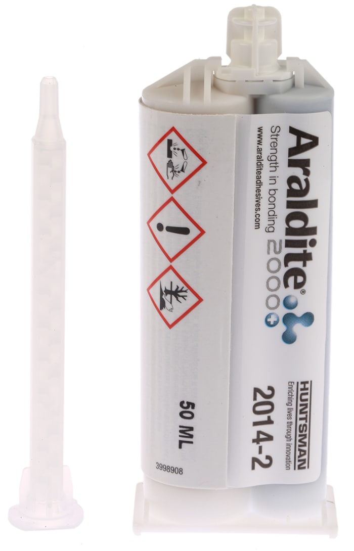 Adhésif Araldite 2014-2 Gris, Liquide Cartouche double 50 ml