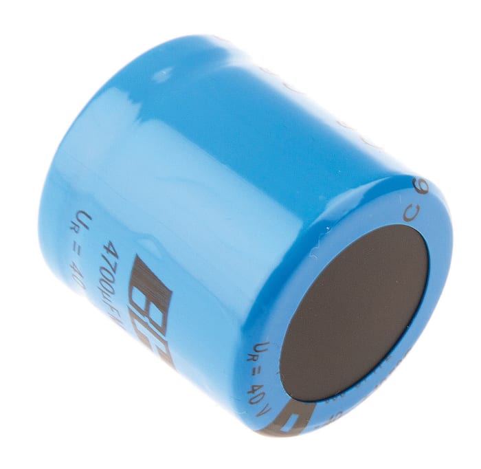 Vishay 4700μF Aluminium Electrolytic Capacitor 40V dc, Snap-In - MAL205857472E3