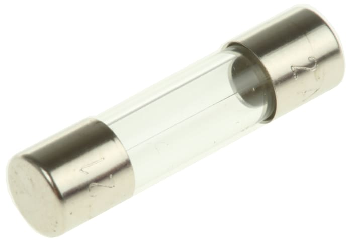 Schurter 2A F Glass Cartridge Fuse, 5 x 20mm