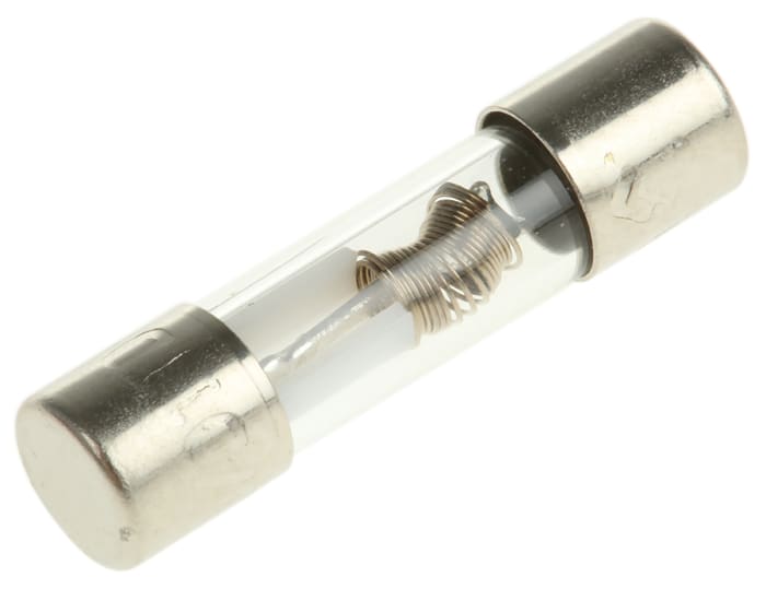 Schurter 6.3A Slow-Blow Glass Cartridge Fuse, 5 x 20mm