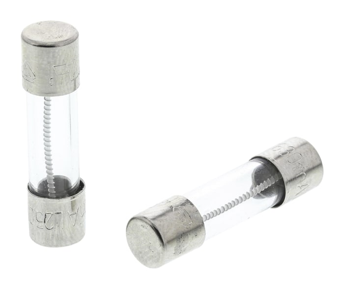 Schurter 630mA T Glass Cartridge Fuse, 5 x 20mm