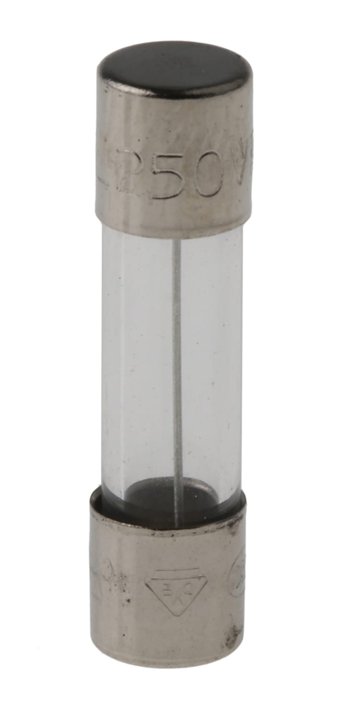 Fusible de cartucho de cristal Schurter, serie FST 5x20, 250V ac, 6.3A, 5 x 20mm, acción retardada
