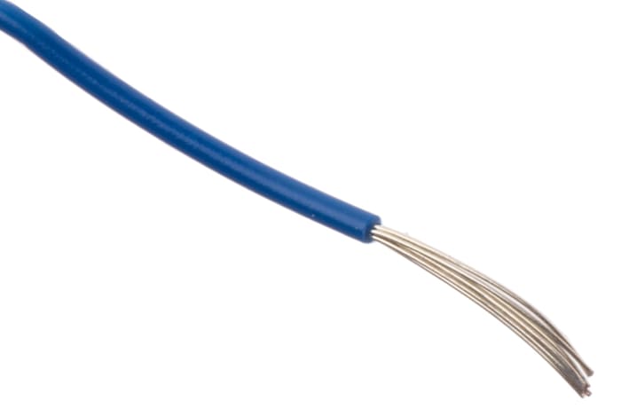 Alpha Wire 3250 Series Blue 0.2 mm² Hook Up Wire, 24 AWG, 7/0.20 mm, 30m, SR-PVC Insulation, 3250 BL005