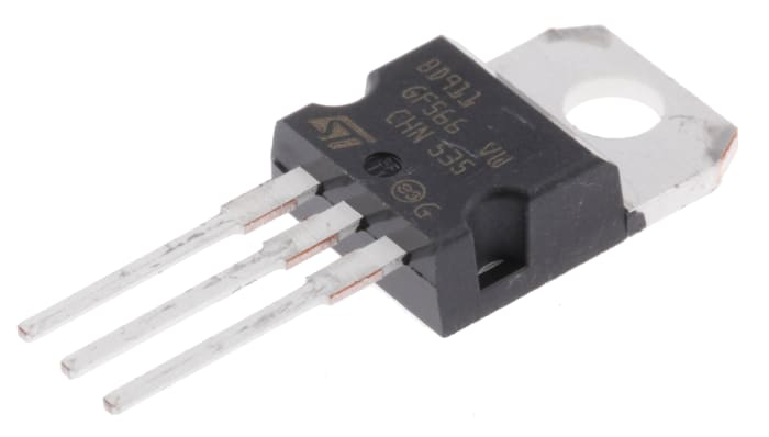STMicroelectronics BD911 NPN Transistor, 15 A, 100 V, 3-Pin TO-220