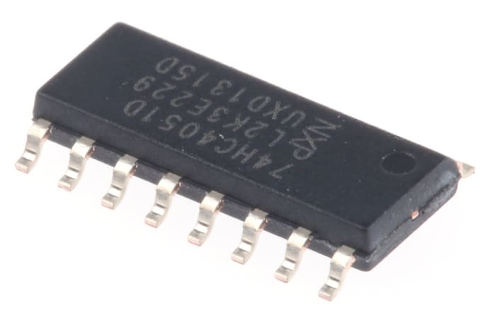 NXP 74HC4051D Multiplexer/Demultiplexer, Tek 8:1, Analog Çoklayıcı (MUX), 5 V, 16-Pinli SOIC