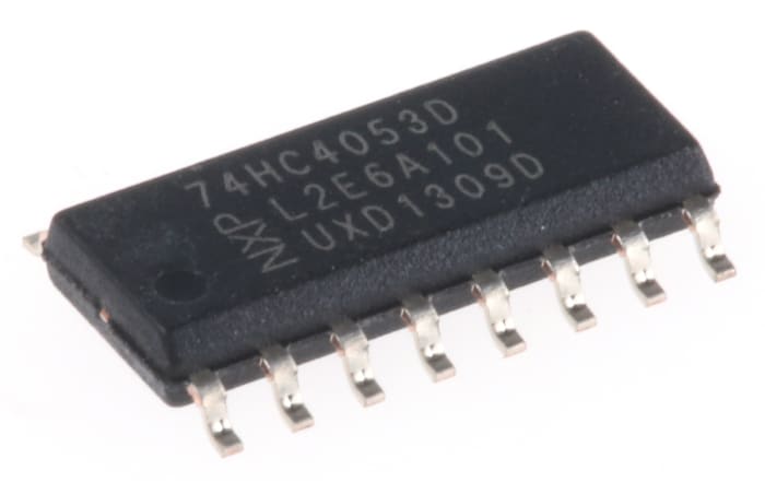 Nexperia 74HC4053D,652 Multiplexer/Demultiplexer Triple 2:1 5 V, 16-Pin SOIC