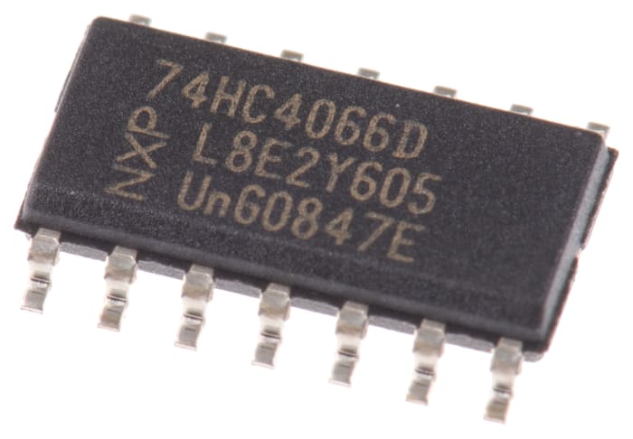 Nexperia 74HC4066D,652 Analogue Switch Quad SPST 5 V, 14-Pin SOIC