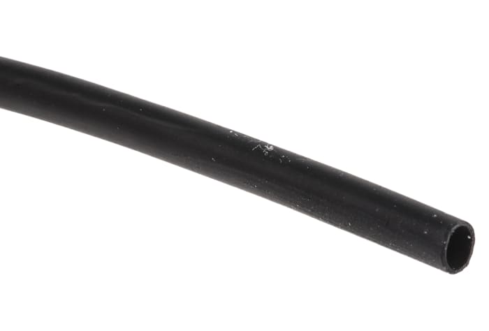 Gaine thermorétractable TE Connectivity, Diam. 2.4mm, Long. 10m, Rétreint 2:1, Noir