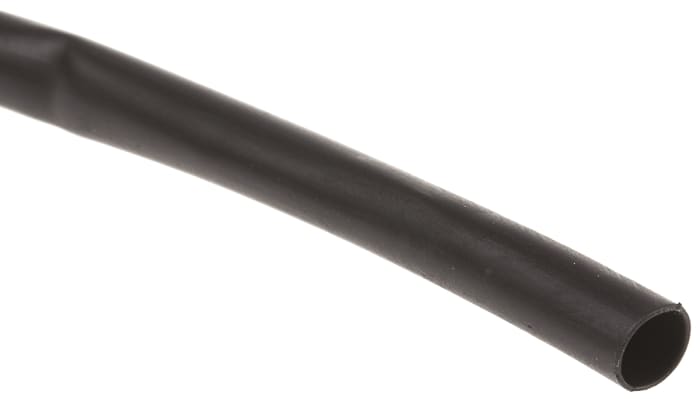 TE Connectivity Heat Shrink Tubing, Black 3.2mm Sleeve Dia. x 10m Length 2:1 Ratio, LSTT Series