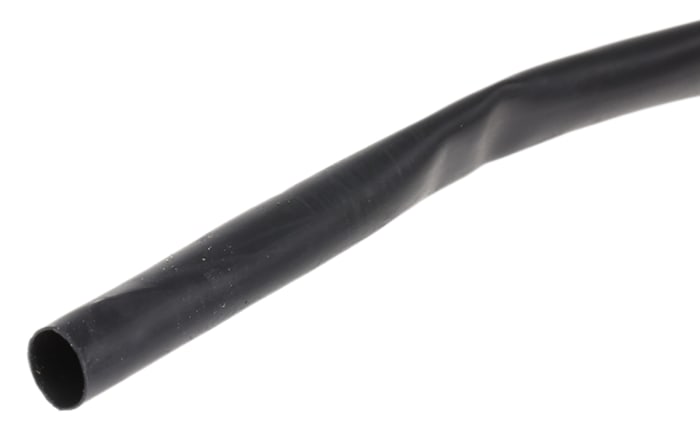 Gaine thermorétractable TE Connectivity, Diam. 4.8mm, Long. 9m, Rétreint 2:1, Noir