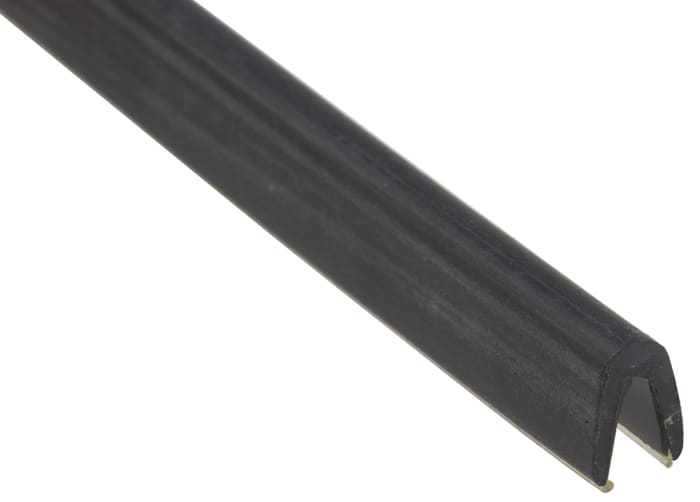 Protection de bordure TE Connectivity en Polyoléfine Noir, 1.2m x 9 mm x 4.3mm