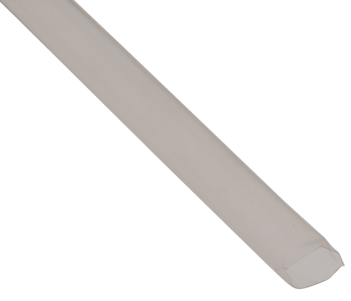 TE Connectivity Heat Shrink Tubing, Clear 6.4mm Sleeve Dia. x 1.2m Length 3.2:1 Ratio, TFER Series