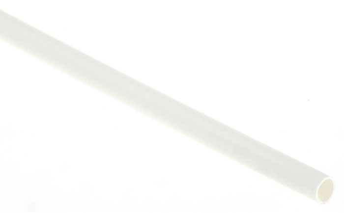 Gaine thermorétractable TE Connectivity, Diam. 1.6mm, Long. 1.2m, Rétreint 2:1, Blanc