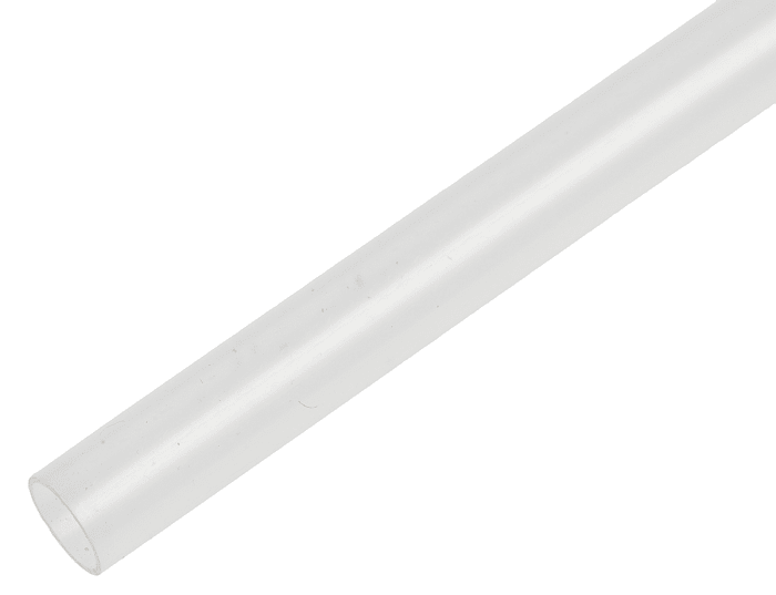 TE Connectivity Heat Shrink Tubing, Clear 3.2mm Sleeve Dia. x 1.2m Length 2:1 Ratio, RNF-100 Series