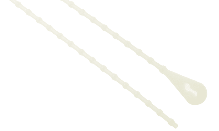 Essentra Cable Tie, Releasable, 273.1mm x 2.4 mm, Natural Nylon, Pk-100