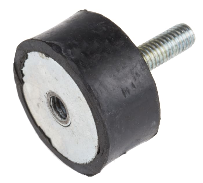 RS PRO | RS PRO RS PRO M6 Anti-Vibration Mount, Male to Female Bobbin with  83.16 kg Compression Load | 171-2599 | RS