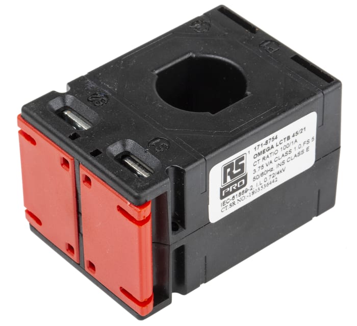 RS PRO Current Transformer, 100:1, 21 x 10mm Bore