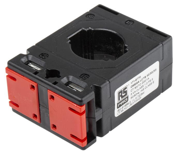 RS PRO Current Transformer, 200:1, 30 x 10mm Bore