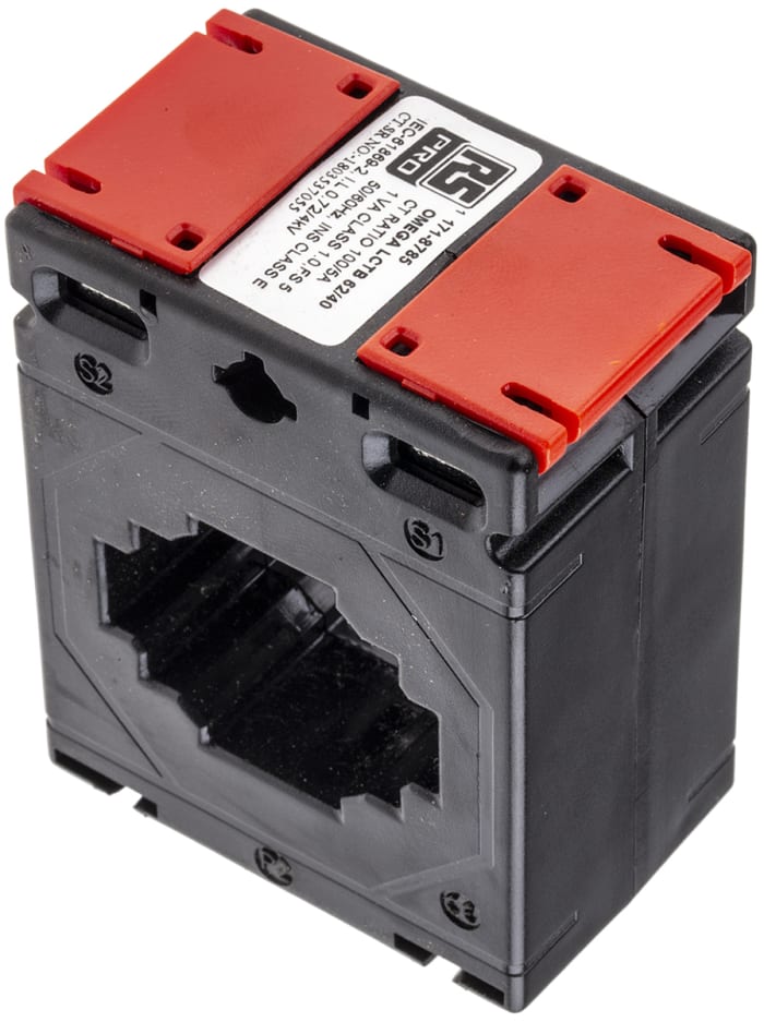 RS PRO Base Mounted Current Transformer, 100A Input, 100:5, 5 A Output, 40 x 11mm Bore