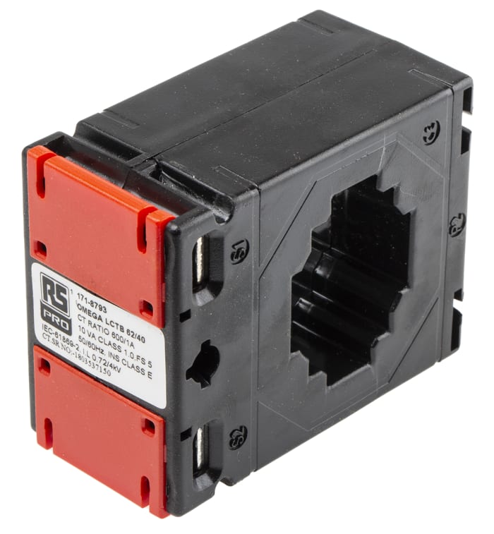 RS PRO Current Transformer, 600:1, 40 x 11mm Bore