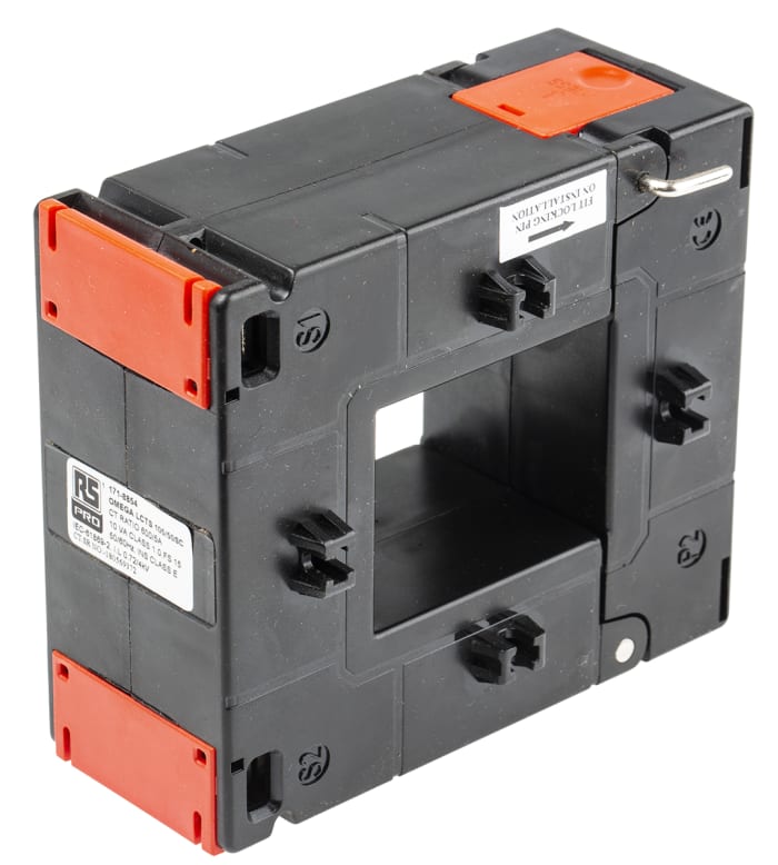 RS PRO Base Mounted Current Transformer, 600A Input, 600:5, 5 A Output, 55 x 43mm Bore