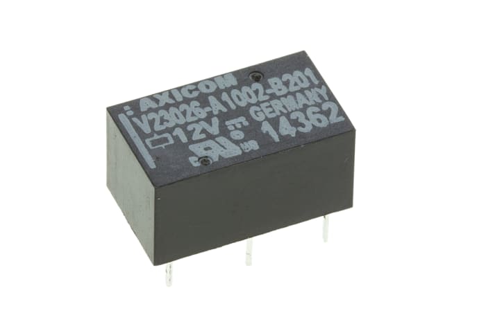 TE Connectivity SPDT PCB Mount Non-Latching Relay, 12V dc Coil