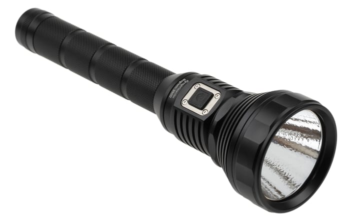 Nightsearcher LED Torch Black - Rechargeable 3500 lm, 240 mm