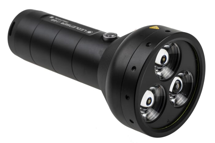 LEDLENSER LED Torch Black - Rechargeable 3000 lm, 171 mm