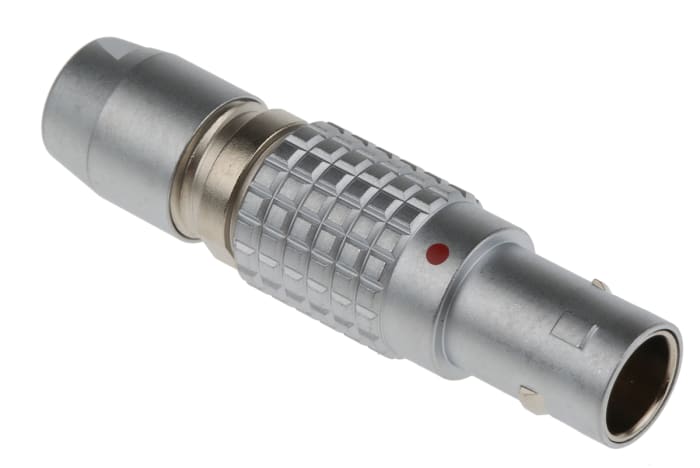 LEMO Circular Connector, 2 Contacts, Cable Mount, Plug, Male, IP50, 0B Series