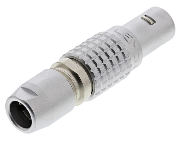 LEMO Circular Connector, 5 Contacts, Cable Mount, Plug, Male, IP50, 0B Series